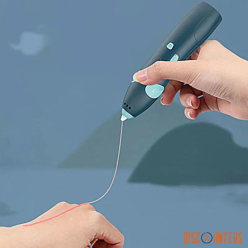 3D Pen for 3D Printing, Drawing Pen, USB 3D pen plus with safe filament, Creative Learning for Children Kids as Toys, DIY Arts & Crafts Boy Girls