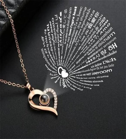 I love you in 100 Languages necklece