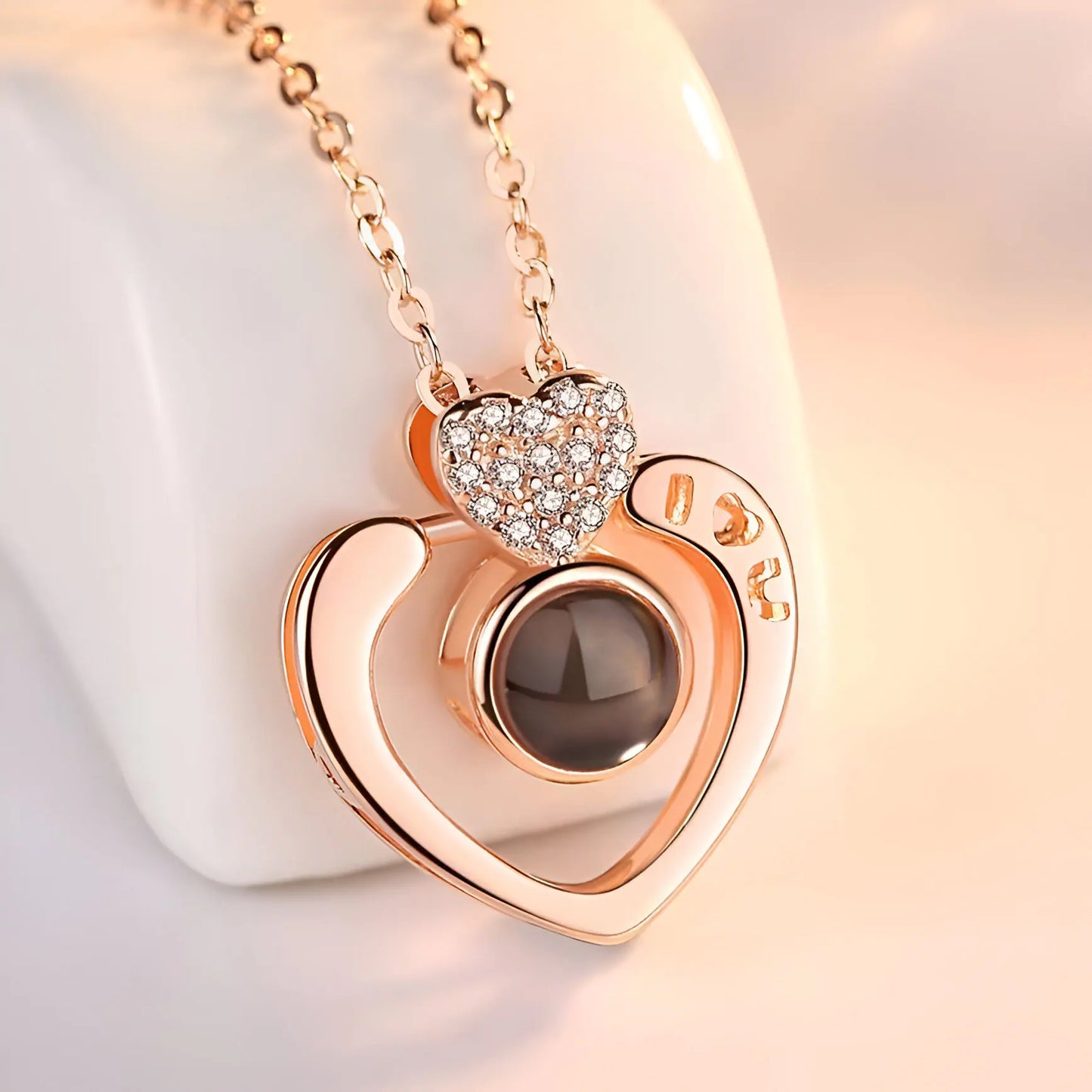 I love You Projection Necklace 100 Languages