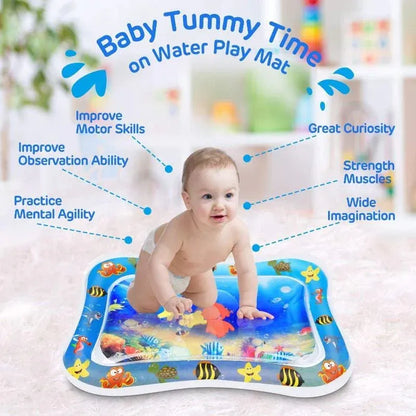 Leakproof Tummy Time Water Mat for Kids – Random Color