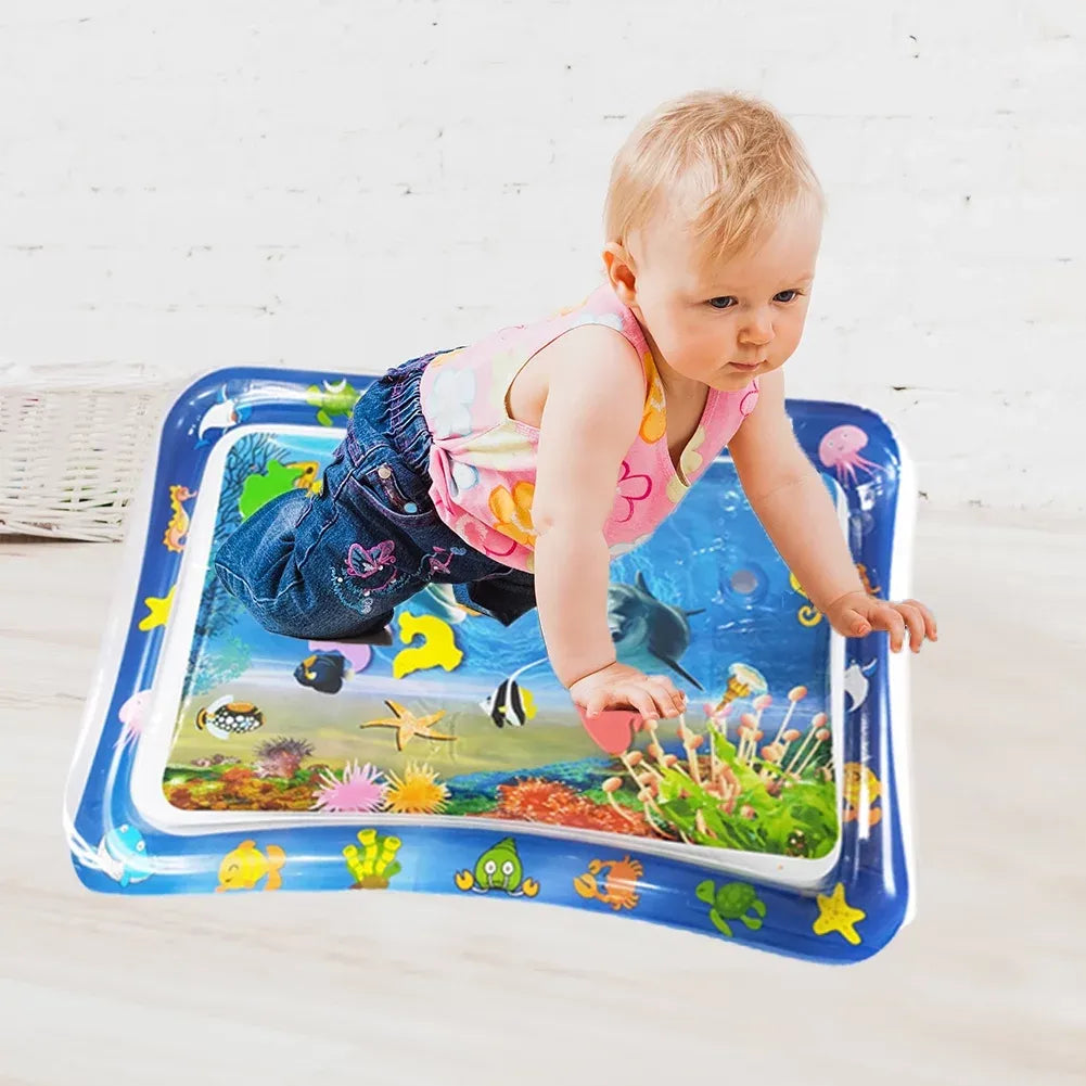 Leakproof Tummy Time Water Mat for Kids – Random Color